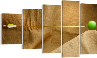 Produktbild von Bild auf Leinwand - Leinwandbild - Pfeile Holz Schießen Wettbewerbe - 100x60cm - Wand Bild - Wanddeko - Leinwanddruck - Bilder - Kunstdruck - Leinwand bilder - Wandkunst - EG100x60-2216