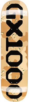 GX1000 Skateboard Deck OG Logo - camo black