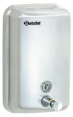 Obrázok produktu pre Bartscher 850007 Bartscher Dávkovač mydla CNS 850007 strieborný, leštená chróm-niklová oceľ, 1,0 l