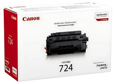Immagine prodotto di Canon CRG-724 - Schwarz - Originale - Tonerpatrone - per i-SENSYS LBP6750dn, LBP6780x, MF512x, MF515x