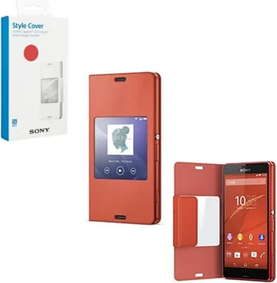 Obrázok produktu pre Sony 1287-5819, Folio, Sony, Sony Xperia Z3 Compact, Oranžová