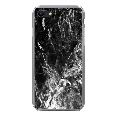 Produktbild von MuchoWow® Handyhülle Schutzhülle Hülle für iPhone SE 2020 Marmor - Stein - Luxus Silikon Softcase Handy Hülle - Kartenbesitzer