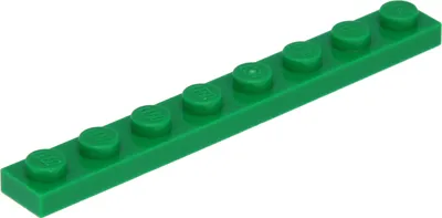 Produktbild von Lego® 1x8 Platte 3460 - 250 Stück Grün