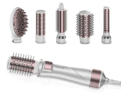 Productafbeelding van Cecotec 03446, Verschillende stijlen, Warmte, Knopbediening, Geschikt voor alle haartypes, Lang, Medium, Kort, Grijs, Roségoud