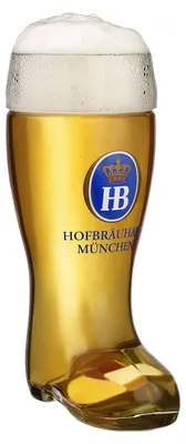 Bierpul Glas 0,5 l Stiefelform modern