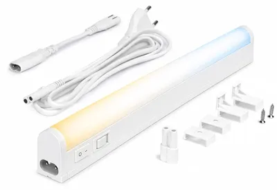 Image de Barre lumineuse LED encastrable Lightbar Connect Linex 30 cm, blanche, IP20, 5 W, 500 lm, température de couleur réglable du blanc chaud au blanc froid, avec interrupteur