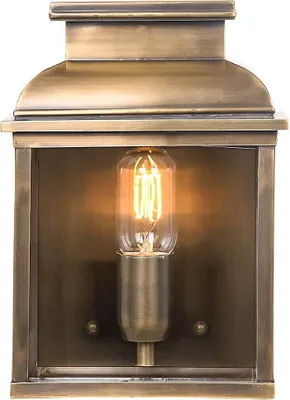 Produktbild von Elstead Old Bailey Außen-Wandleuchte E27 Gealtertes Messing IP44