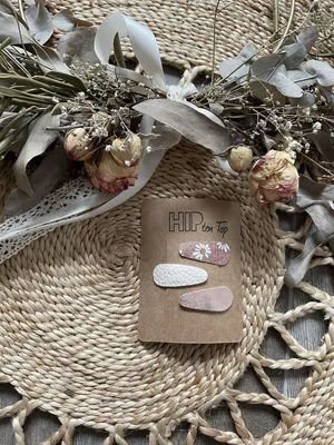 Produktbild von Haarspangen Mädchen Klickklack Blumenspange Madeliefchen Rosa