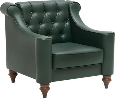 Immagine prodotto di Set divani Chesterfield classico in verde con divano a 2 posti e 2 poltrone