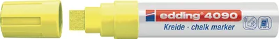 Produktbild von Kreidemarker 4090 neongelb Strich-B.4-15mm Keilspitze EDDING