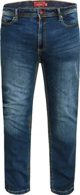 Obrázok produktu pre Pánske slim fit strečové džínsy Duke Ambrose DC174 (38R) (tmavomodré stonewash)
