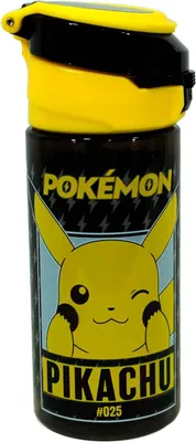 Obrázok produktu pre Fľaša na vodu Pikachu 500 ml - odolný, ľahký dizajn