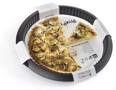Zdjęcie produktu dla Forma do quiche CLASSIC QUICHE, 28 cm, czarna, LKE, silikon, standard