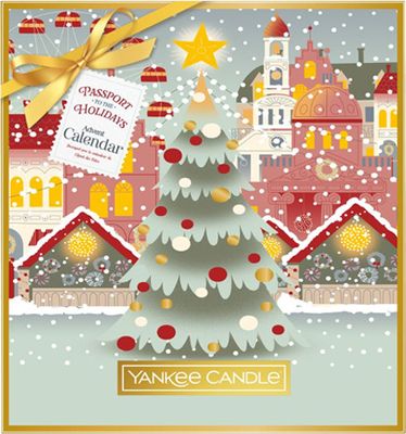 Yankee Candle Advent Book Votive Candle 12x37g + Tea Candle 12x9,8g + Candlestick