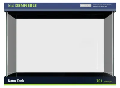 Produktbild von Dennerle Nano Tank White Glass, 70 Liter - 50 x 39 x 36 cm - Nano Aquascaping Aquarium