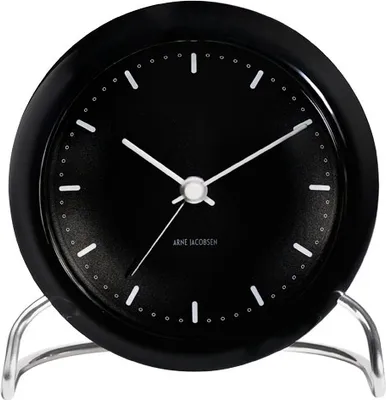 Zdjęcie produktu dla Zegar stołowy z alarmem Arne Jacobsen City Hall