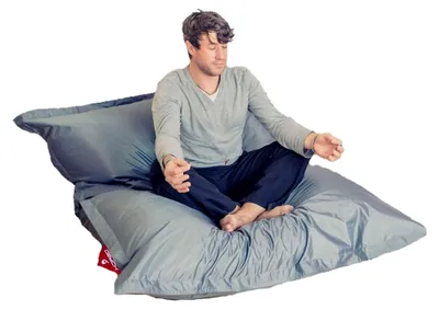Produktbild von Outdoor Sitzsack XXL, Deutscher Qualitätsfüllung, 140x180 cm (Dunkelgrau)