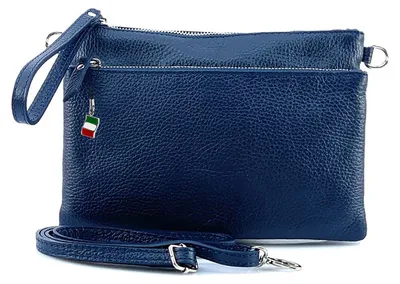 Immagine prodotto di Florence borsa in pelle borsa a spalla borsa da polso blu OTF816B