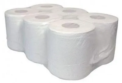 Produktbild von Klika - Reinigungspapier | auf Rolle | 19cm | 300m | Papier | weiß | 6 Stück
