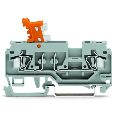 Produktbild von WAGO 2-L-Trenn-u.Messkl. 2,5qmm 280-870 grau/orange 0,08-2,5qmm 400V 6kV