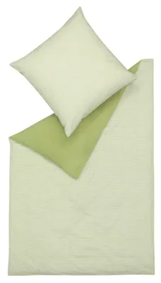 Produktbild von ESPRIT home Nano-Seersucker zestaw pościeli Caja rozmiar 135x200 + 80x80 cm kolor zielony-090