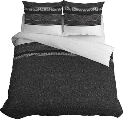 Produktbild von Bettwäsche, Baumwollsatin, hohe Qualität 200x220 4823a Grau, elegant
