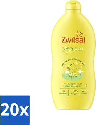 Obrázek produktu pro Zwitsal - Šampon - Jemný - Pro každodenní použití - 700 ml - Cenově výhodné balení - 20 kusů