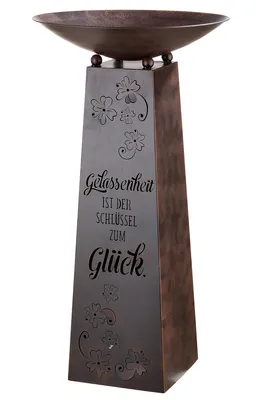 Produktbild von Gilde Schalenständer "Glück" Metall braun 67510