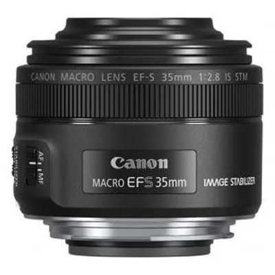 Obrázek produktu pro Canon EF-S 35mm f/2.8 Macro IS STM, Makro objektiv, 10/6, Stabilizátor obrazu, Automatické ostření