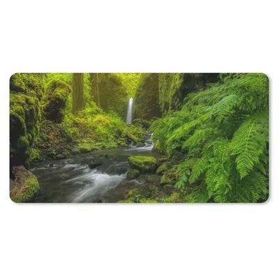 Produktbild von MuchoWow® Mauspad Mousepad Schönes Bild vom Dschungel 60x30 cm - Mousepads - Maus Mat - Pad - Mausunterlage - Nachhaltig