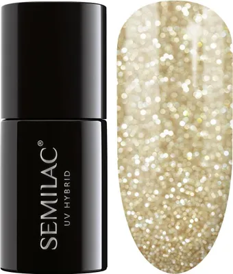 Zdjęcie produktu dla Lakier hybrydowy Semilac Platinum Light Gold 260 UV 7ml