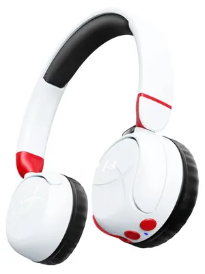 Imagen del producto de HyperX 7G8F2AA Cloud Mini, auriculares inalámbricos blancos para niños