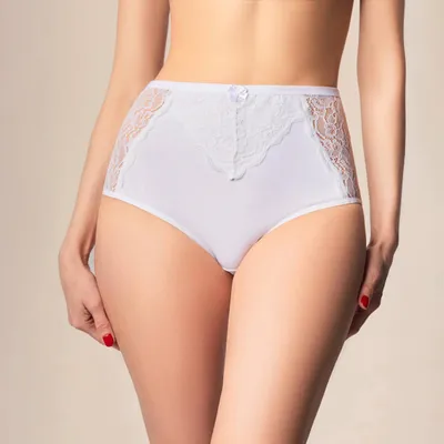 Produktbild von 3er-Set High-Waist Shaping-Slips Damen – Figurformend & mit Spitze 2XL (52-54)