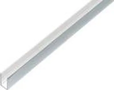 Produktbild von Alberts U-Profil Aluminium chromdesign 15x10x15x1 mm Länge: 2 m