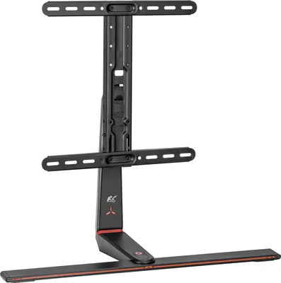 Obrázek produktu pro Herní stojan na monitor Držák na monitor Stojan na TV 32-55" RGB LED osvětlení Výškově nastavitelný otočný stojan Naklápěcí max. VESA 400x400, max. 40 kg