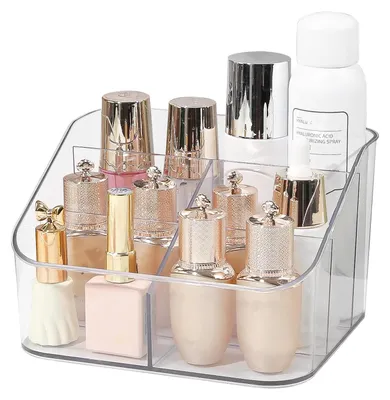 Image de Porte-pinceaux de maquillage grand format avec 5 compartiments