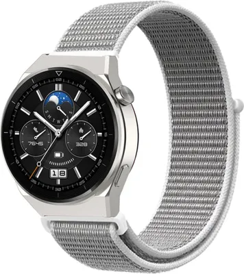 Produktbild von Strap-it Huawei Watch GT 3 Pro 46mm Nylonarmband (Muschel)