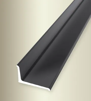 Produktbild von PROVISTON | Einfass- & Abschlussprofil | Aluminium | 18 x 12 x 2700 mm | Anthrazit Matt | Einschubprofil | Abschlussleiste | Bodenprofil