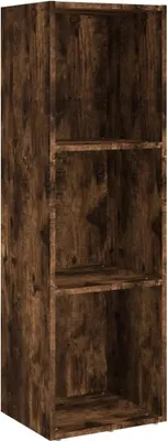 Obrázok produktu pre vidaXL Regál/TV skrinka Smoked Oak 36x30x114cm Materiál dreva