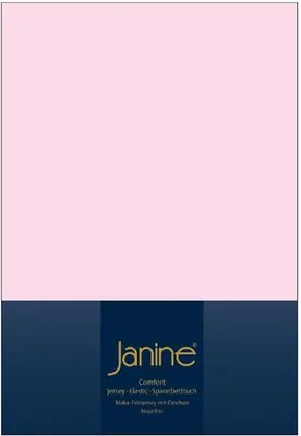 Produktbild von Janine Design Elastic-Jersey Spannbetttuch (für Box-Spring Betten) TOPPER 5001 Farbe zartrosa Größe 200x200 cm