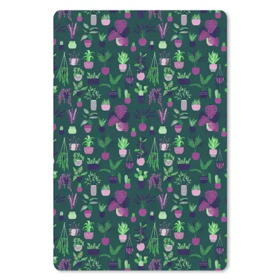 Produktbild von MuchoWow® Mauspad Mousepad Pflanzen - Muster - Kaktus 40x60 cm - Mousepads - Maus Mat - Pad - Mausunterlage - Schreibtisch Accesoire