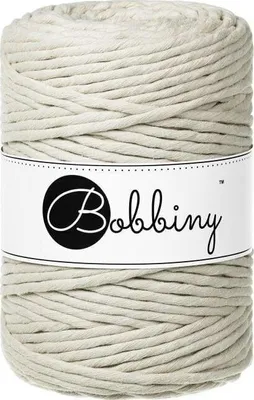 Image de Bobines de cordon macramé 5 mm, 100 m, beige cachemire