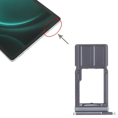 Produktbild von Für Samsung Galaxy Tab S9 FE SM-X510 Micro SD SIM Halter WiFi - Edition Grau