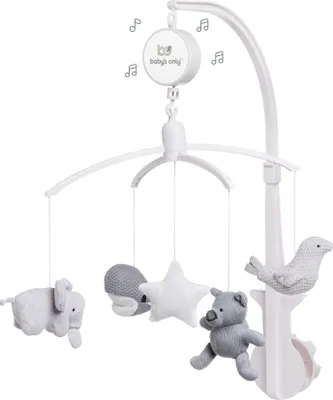 Produktbild von Baby's Only Musik-Mobile - Silbergrau/Grau/Weiß