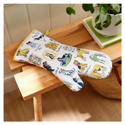 Produktbild von Ofenhandschuh mit Hundemotiv