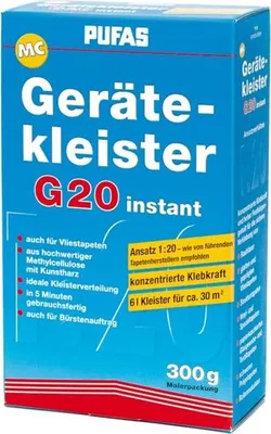 Produktbild von Pufas MC Gerätekleister G20 instant 300g