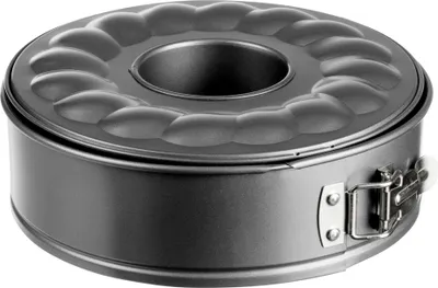 Image de GastroMax 8512 GastroMax Jeu de moules à charnière avec 2 fonds, acier carbone, 240 mm