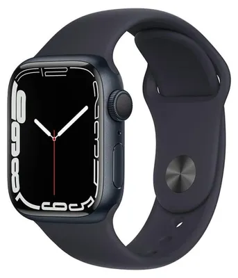 Image de Apple MKMX3FD/A Apple Watch S7 Alu 41mm Midnight (Bracelet Midnight) iOS
