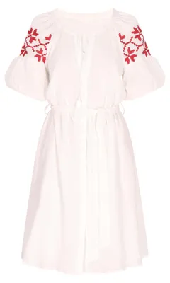 Produktbild von Alzou damen kleid - weiss rosa, L