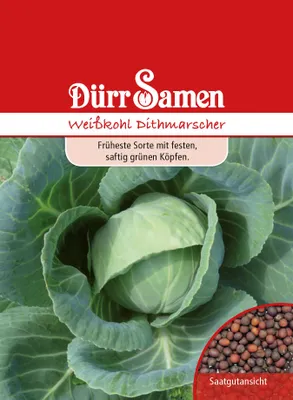 Produktbild von Weißkohl Dithmarscher | Weißkohlsamen von Dürr Samen